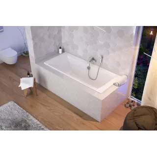 Excellent Aquaria Lux wanna prostokątna 180x80 cm, biały połysk WAEX.AQU18WH