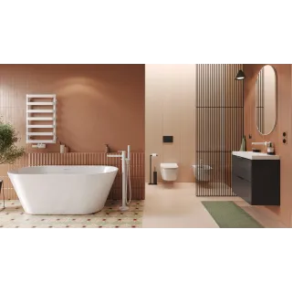 Excellent PI bateria bidetowa stojąca, biały mat AREX.1203WH