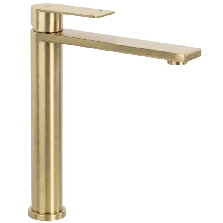 Rea BATERIA UMYWALKOW HUNTER ZŁOTA SZCZOTKOWANA WYSOKA REA-B6692