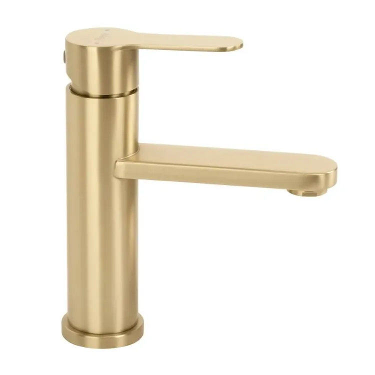 Rea BATERIA UMYWALKOWA ARCOS ZŁOTA SZCZOTKOWANA NISKA REA-B6965