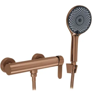 Rea BATERIA PRYSZNICOWA ARCOS MIEDŹ SZCZOTKOWANA REA-B6979