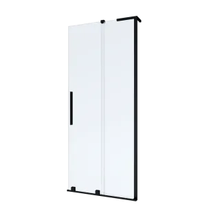 Invena KABINA WALK-IN PRZESUWNA 120 CM, TRANSP 8 MM, CZARNY AK-21-121-Q