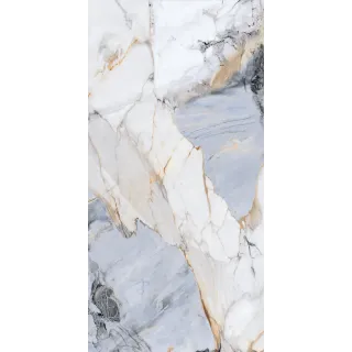 Egen Malie Aqua 60x120 cm gres niebiesko-biały marmur...