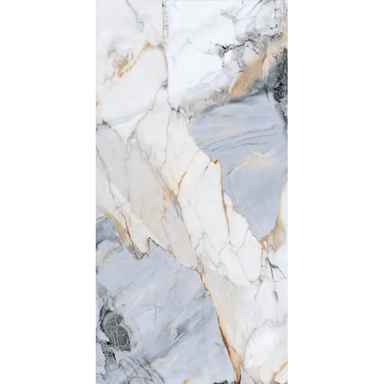 Egen Malie Aqua 60x120 cm gres niebiesko-biały marmur (1.44) Połysk