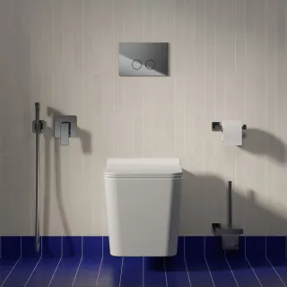 Omnires PARMA system bidetowy podtynkowy, chrom połysk SYSPMBI1CR