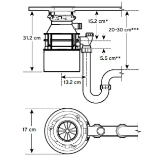 InSinkErator Młynek do odpadów InSinkErator Standard 460 80367T-ISE