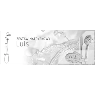 Rea ZESTAW NATRYSKOWY LUIS CHROM REA-P7007