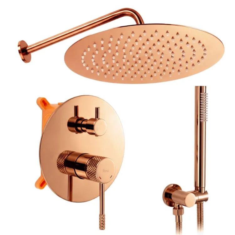 Rea ZESTAW NATRYSKOWY PODTY JS-625103-1RG VENTI MIEDŹ REA-P8712