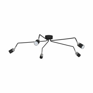 Lampa sufitowa JOKER BLACK/CHROME 5xGU10 MLP1341