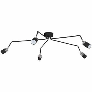 Lampa sufitowa JOKER BLACK/CHROME 5xGU10 MLP1341