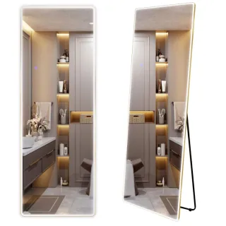 Rea LUSTRO LED CLASSICO 60X170 BRUSH GOLD HOM-07058