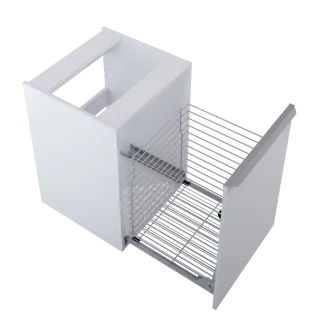 Elita Lofty Komoda z koszem cargo 50x48.7 biała 167029