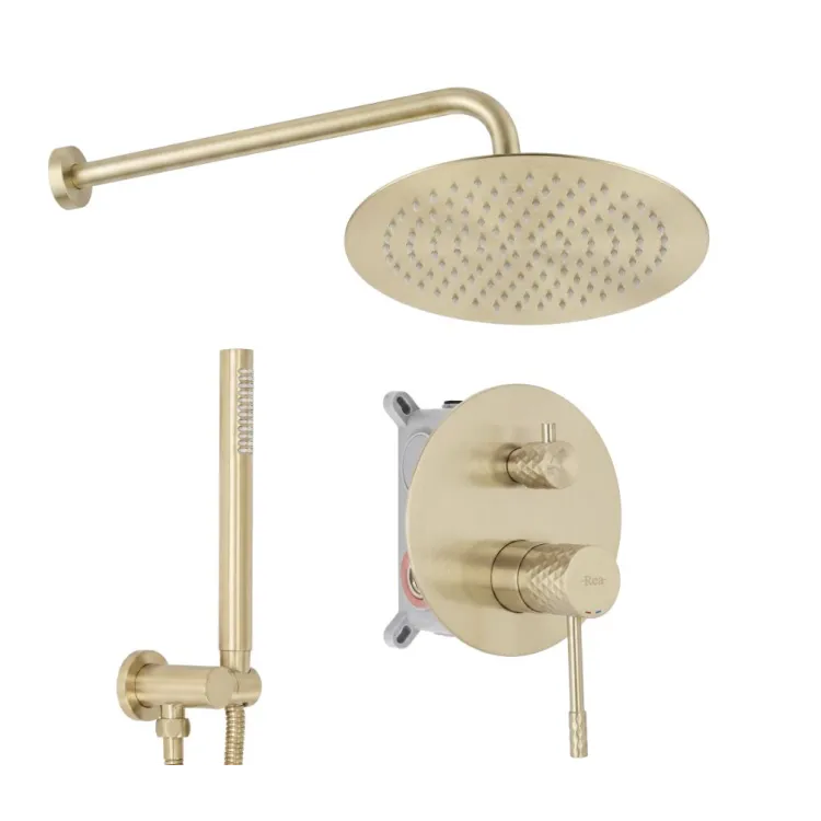 Rea ZESTAW NATRY PODTY LUNGO DIAMOND ZŁOTY SZCZO + BOX REA-P9665