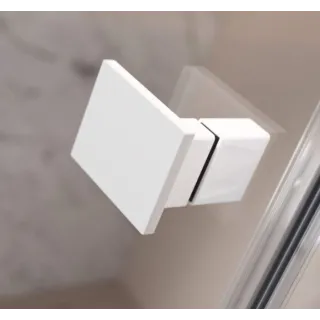 Drzwi prysznicowe lewe ESSENZA PRO WHITE KDJ 900x2000 białe