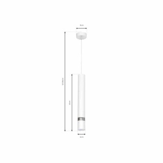 Lampa wisząca JOKER WHITE/CHROME 1xGU10 MLP1347