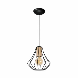 Lampa wisząca WILL BLACK 1XE27 MLP4188