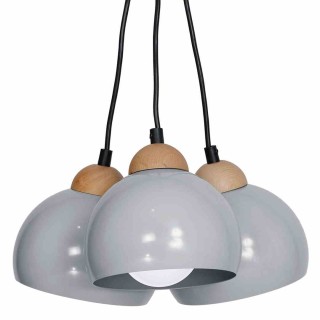 Lampa wisząca DAMA GRAY 3xE27 MLP6380