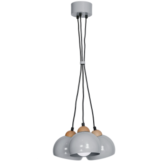 Lampa wisząca DAMA GRAY 3xE27 MLP6380