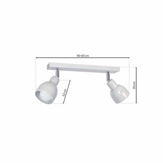 Lampa sufitowa PIK WHITE 2xE27 MLP9680