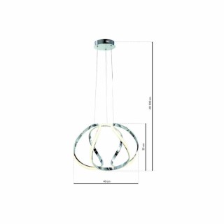 LAMPA WISZĄCA GLOBE BLACK 50W LED ML3808