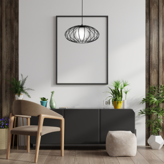 Lampa Wisząca KRONOS BLACK 1xE14 MLP4422