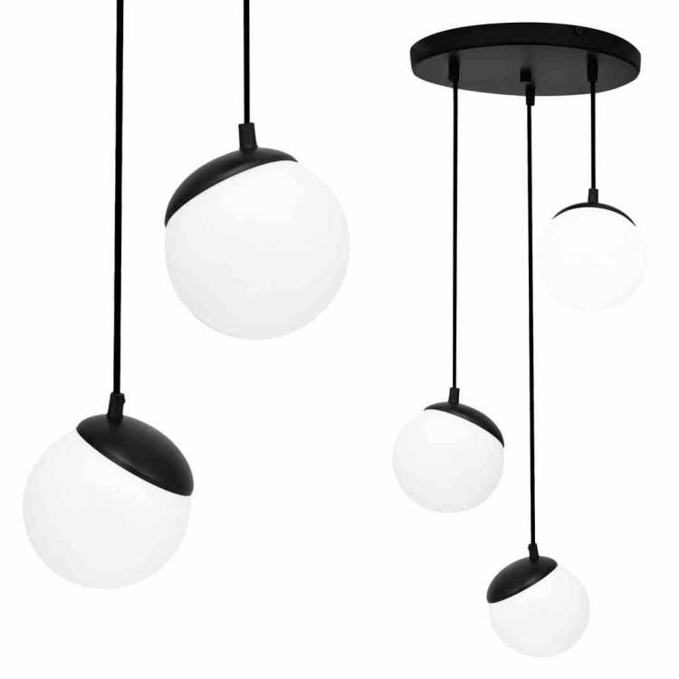 Lampa wisząca SFERA BLACK 3xE14 MLP8868