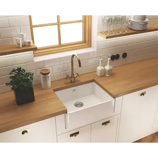 Deante Zlewozmywak ceramiczny 1-komorowy farmhouse ZCB_610K