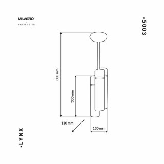 Lampa Wisząca LYNX 6xE14 MZ5003