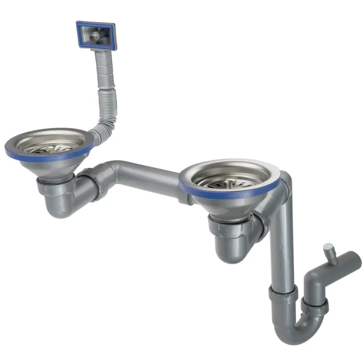 Deante Syfon do zlewozmywaka stalowego 1.5- i 2-komorowego ZXY_9956