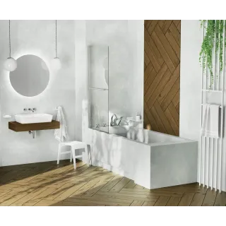 Deante Bateria wannowa 4-otworowa z zestawem prysznicowym BQT_014D