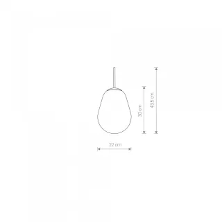 CAMELEON PEAR S LAMPA WISZACA