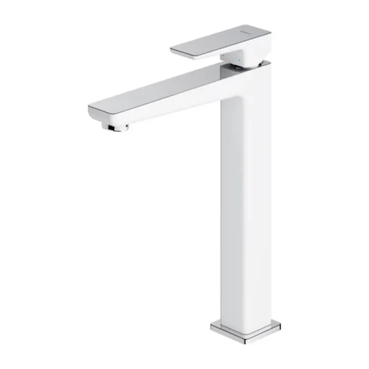 Omnires Parma Bateria umywalkowa wysoka Biały Chrom PM7412CRB
