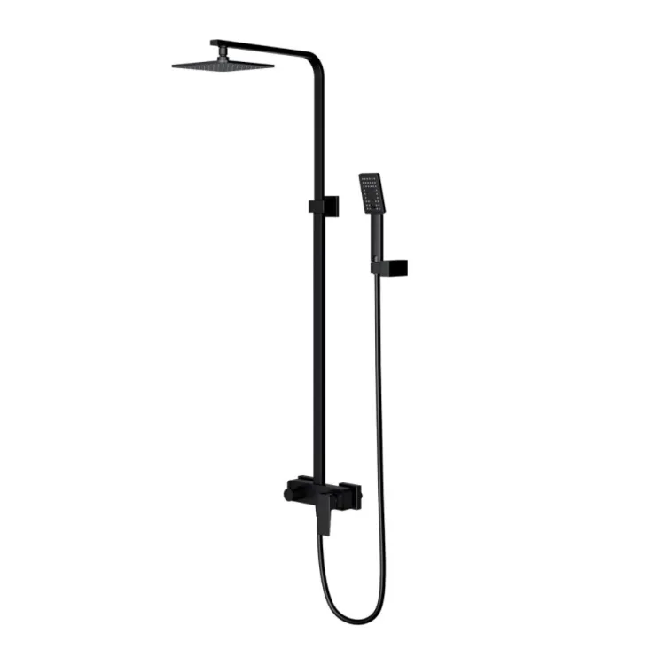 Omnires Parma Zestaw prysznicowy Czarny PM7444BL