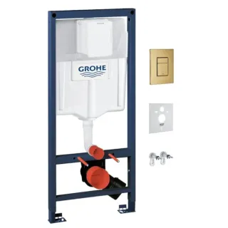 RAPID PODTYNKOWY ZESTAW WC 4W1, ZŁOTY SZCZOTKOWANY, GROHE