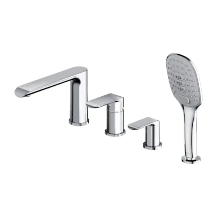 Omnires Sacramento Bateria wannowa 4-otworowa Chrom SC2332XCR