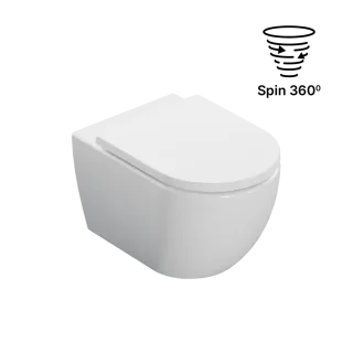 STELLAR MISKA WC 53.5 BEZRANTOWA Z DESKĄ WOLNOOP.  SYSTEM...