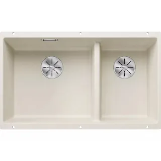 BLANCO SUBLINE 430/270-U Silgranit delikatny biały, lewa,...