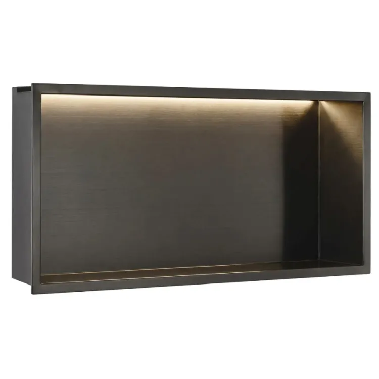 Rea PÓŁKA WNĘKOWA LED 60x30x10 cm TYTAN REA-08563