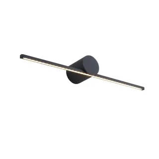 MODERN SLIM KINKIET M 40 CM LED CZARNY