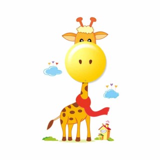 LAMPKA DZIECIĘCA GIRAFFE 0,6W LED ML114