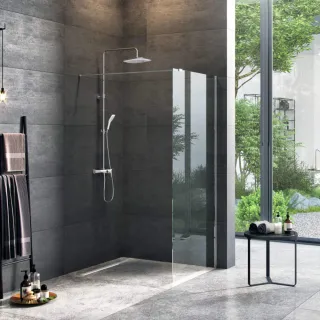 Excellent Vidoq Ścianka boczna Walk-In 100X200cm Chrom