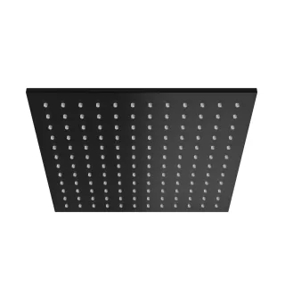 Kohlman Zestaw prysznicowy z deszczownicą 25cm i słuchawką Axel BLACK QW260ABQ25