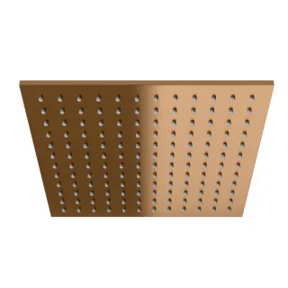Kohlman Zestaw prysznicowy z deszczownicą 30cm i słuchawką Axel BRUSHED COPPER QW260ABCQ30