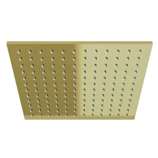 Kohlman Zestaw prysznicowy z deszczownicą 30cm i słuchawką Axel BRUSHED GOLD QW260AGDBQ30
