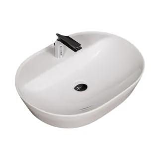 ELEGANCE UMYWALKA CERAMICZNA NABLATOWA 60 CM BIAŁA