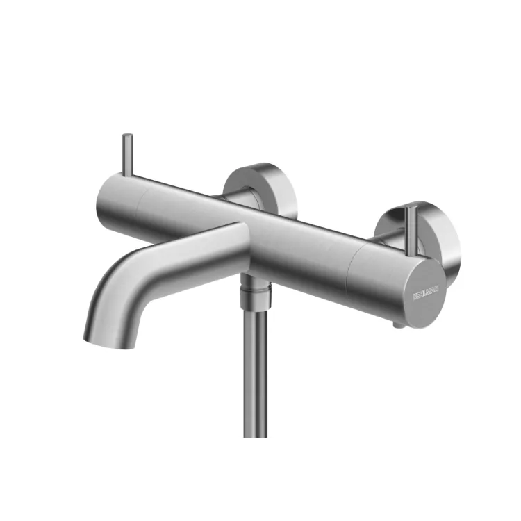 Kohlman Bateria wannowo-prysznicowa termostatyczna Axel BRUSHED NICKEL QW710ABN