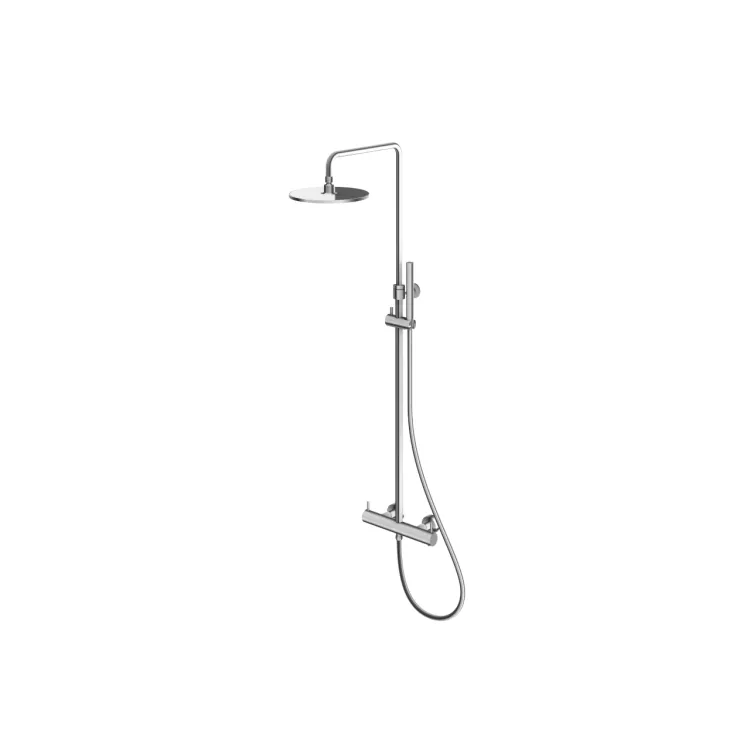 Kohlman Zestaw prysznicowy z bateria termostatyczną Axel BRUSHED NICKEL QW273ABN