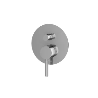 Kohlman Zestaw prysznicowy z deszczownicą 30cm Axel BRUSHED NICKEL QW210ABNR30