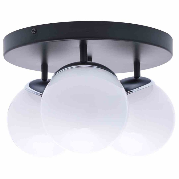 Lampa sufitowa SFERA BLACK/CHROME 3xE14 MLP8874