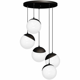 Lampa wisząca SFERA BLACK 5xE14 MLP8869